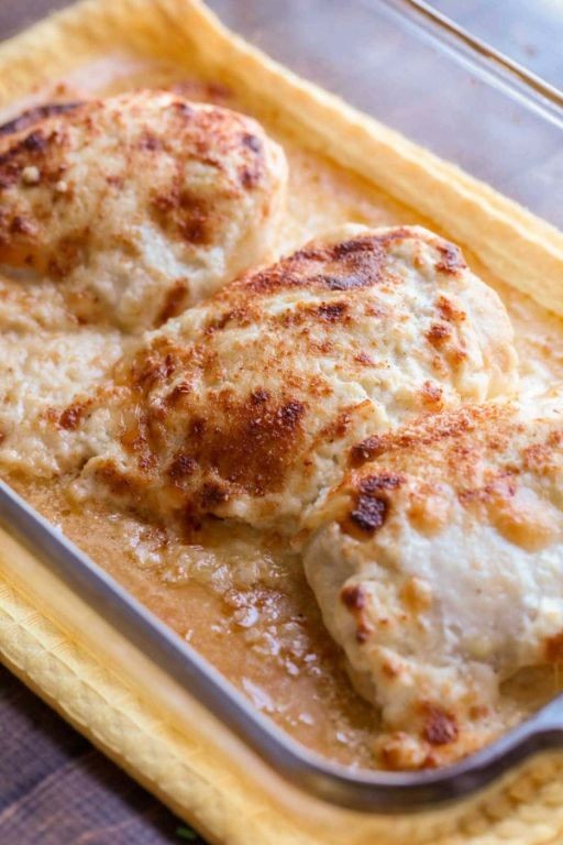 Garlic Parmesan Swiss Chicken