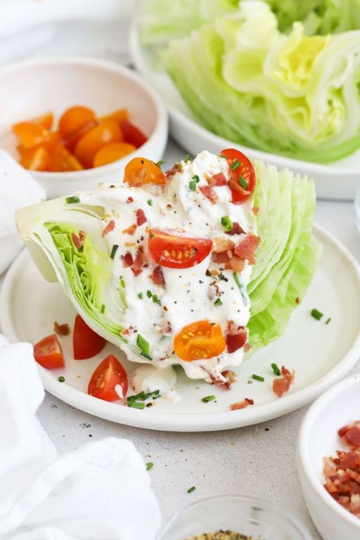 Garlic Parmesan Wedge Salad