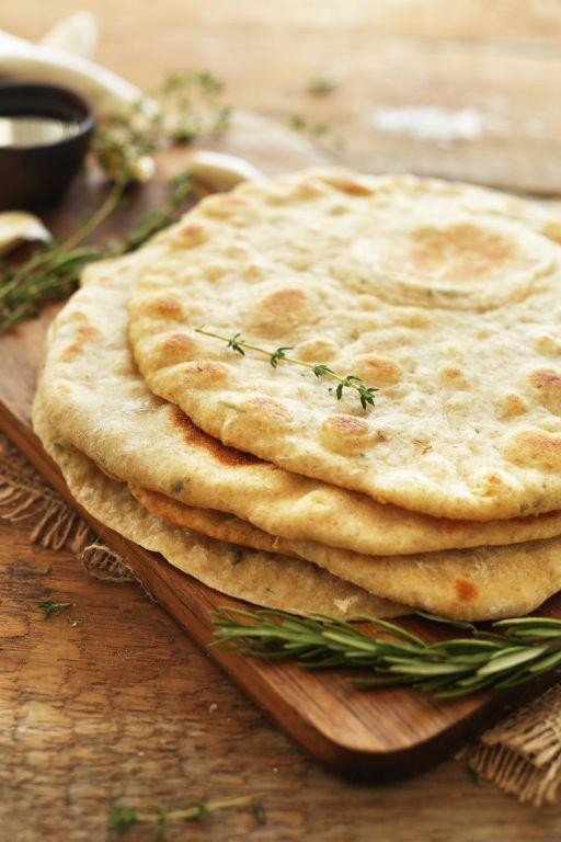 Garlic and Herb Vegan Flatbread