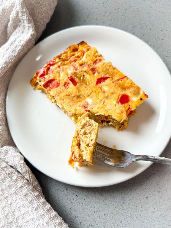 Giant Marconi Pepper and Egg Breakfast Casserole