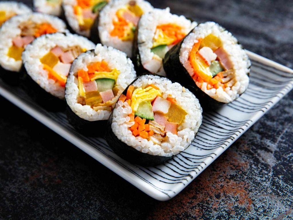 Gimbap (Korean Seaweed Rice Rolls)