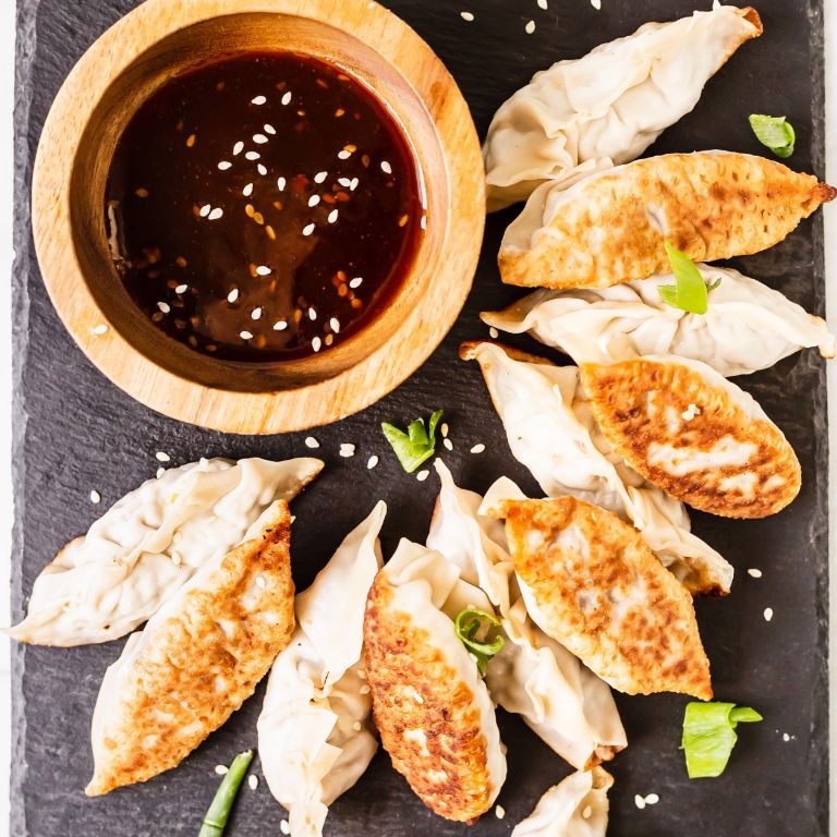 Ginger Garlic Pork Potstickers
