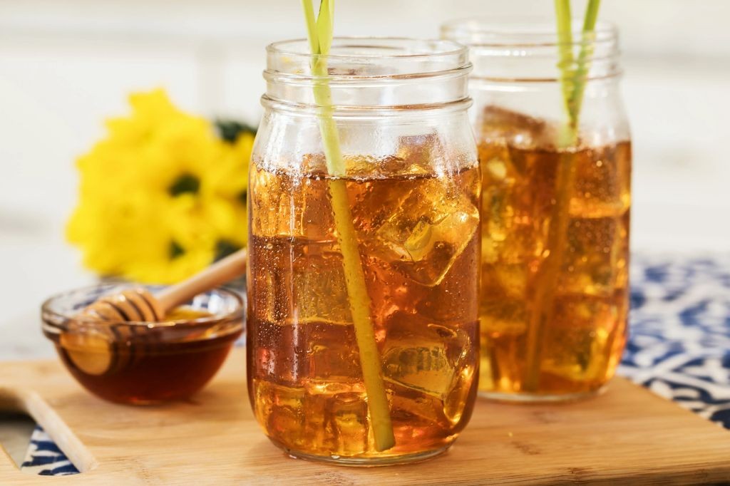 Ginger Honey Iced Green Tea