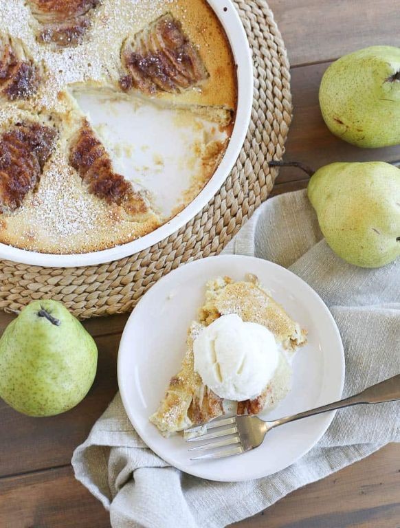 Ginger and Pear Clafoutis
