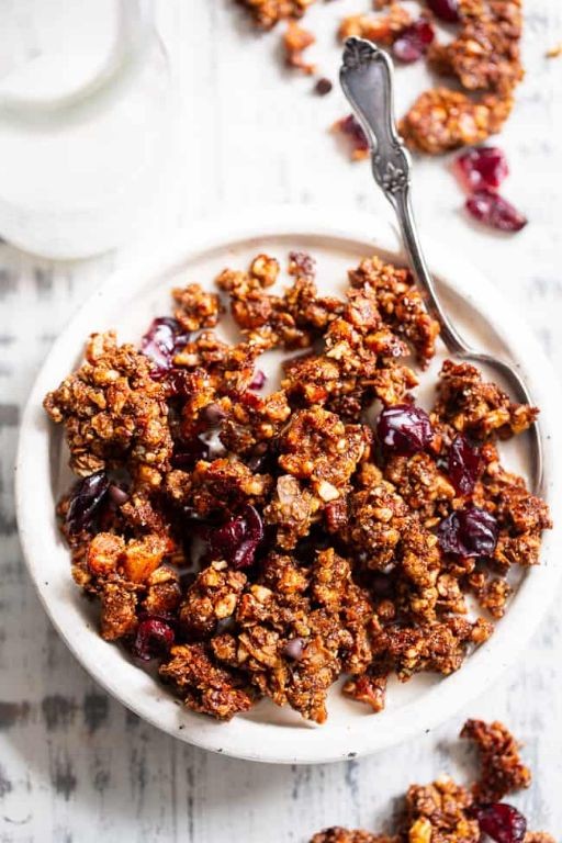 Gingerbread Granola Snack Mix