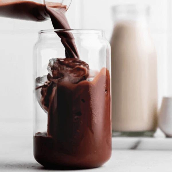 Glucose-infused chocolate milk