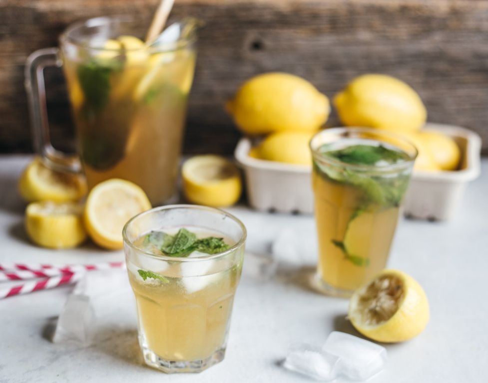 Glucose-infused lemonade