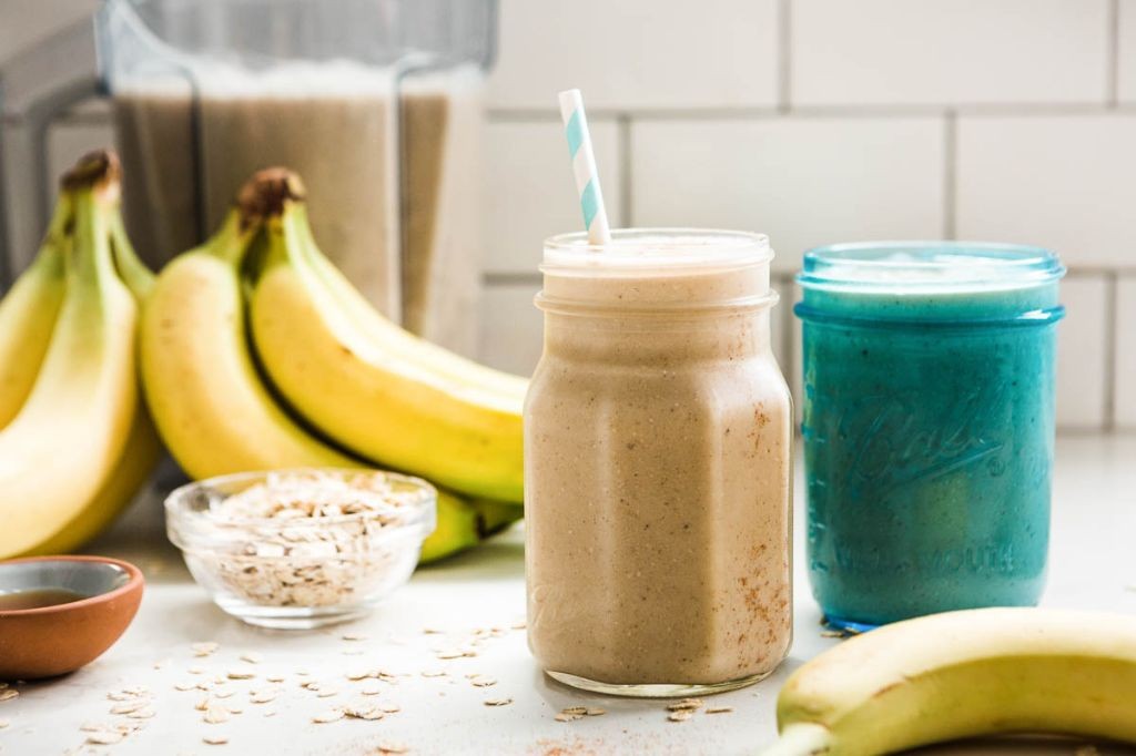 Glucose-packed banana smoothie