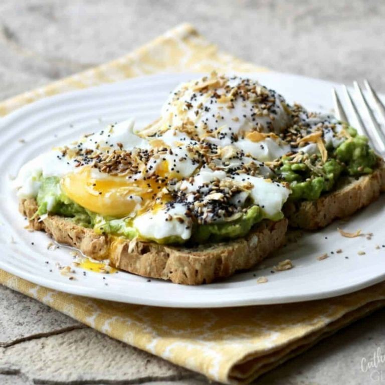 Gluten Free Avocado Toast with Poached Eggs