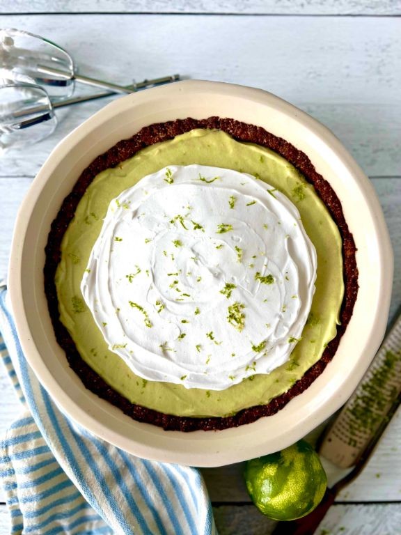 Gluten Free Key Lime Pie Avocado Crust