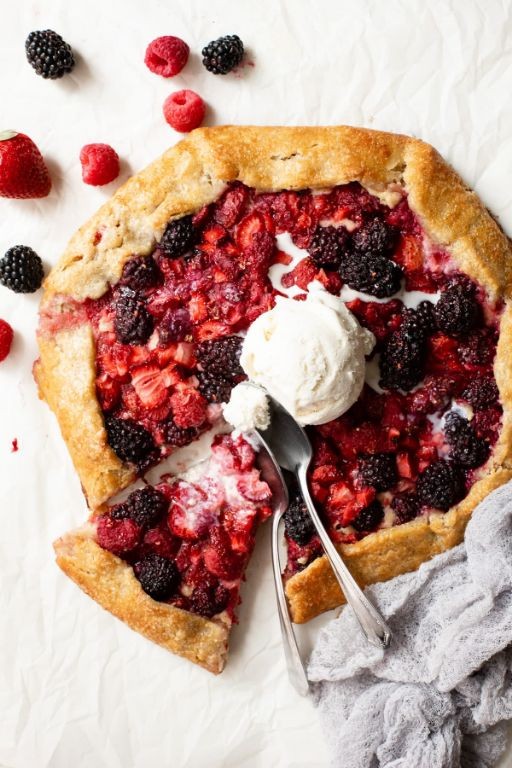 Gluten Free Mixed Berry Galette