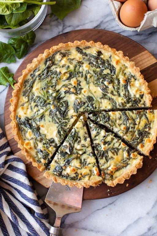 Gluten Free Spanakopita with Almond Flour Crust