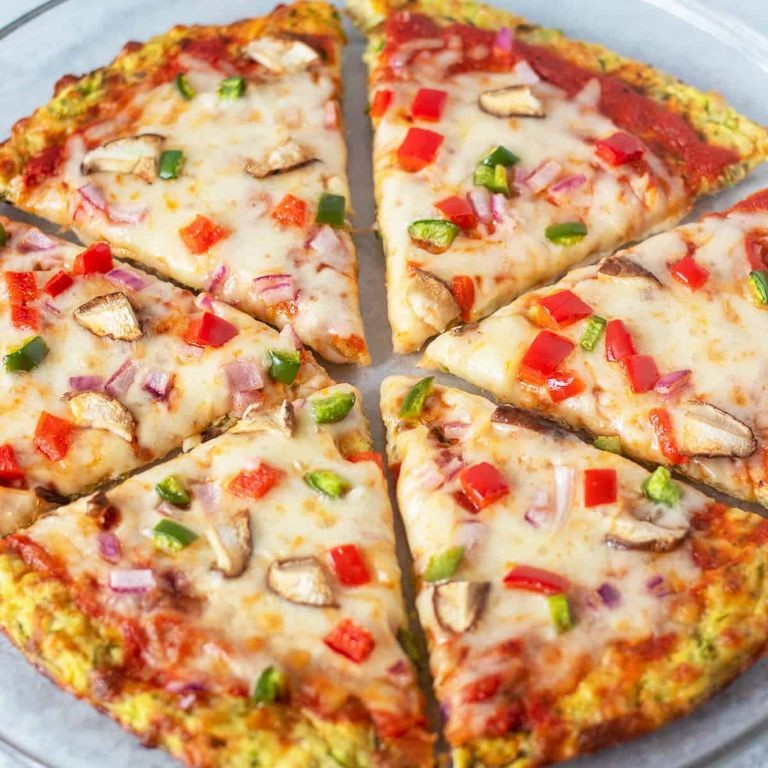 Gluten Free Zucchini Pizza Crust