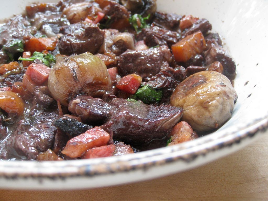 Gluten-Free Beef Bourguignon with a Rich Sauce