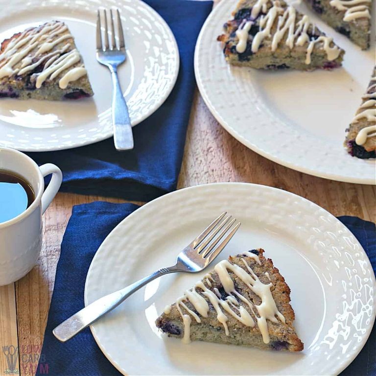 Gluten-Free Blueberry Scones with Coconut Flour