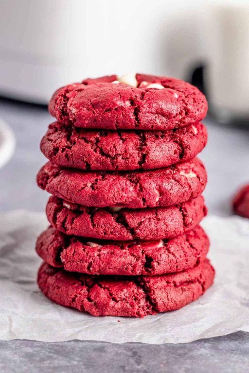 Gluten-Free Red Velvet Cookies with Almond Flour
