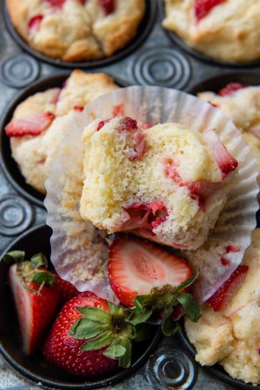 Gluten-Free Strawberry Muffins
