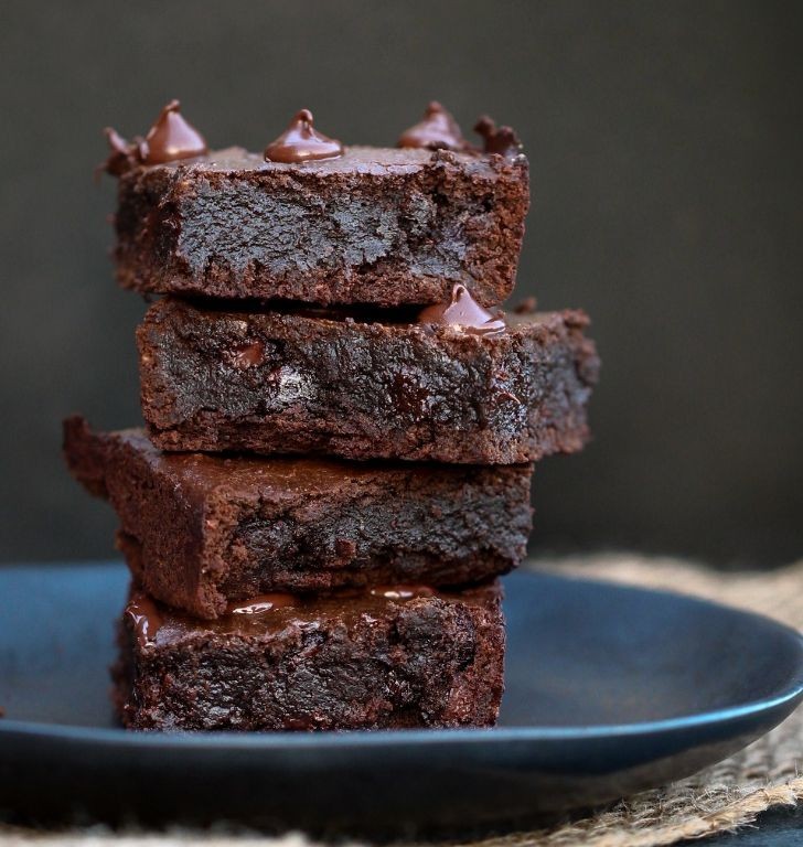 Gluten-Free Vegan Double Chocolate Brownies