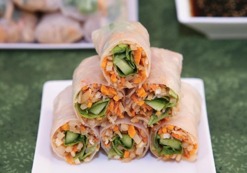 Goi Cuon Chay (Fresh Vegetarian Spring Rolls)