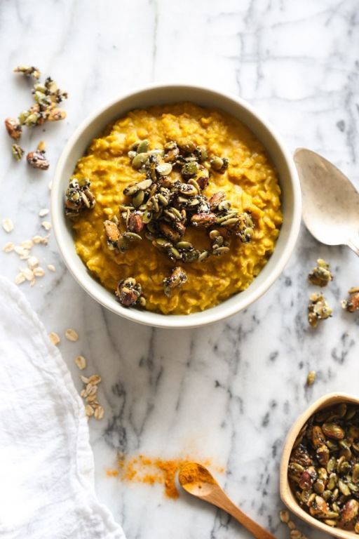 Golden Milk Oatmeal with Coconut
