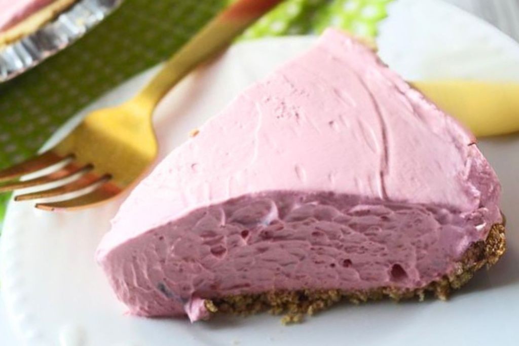 Grape Koolaid Pie with Whipped Cream