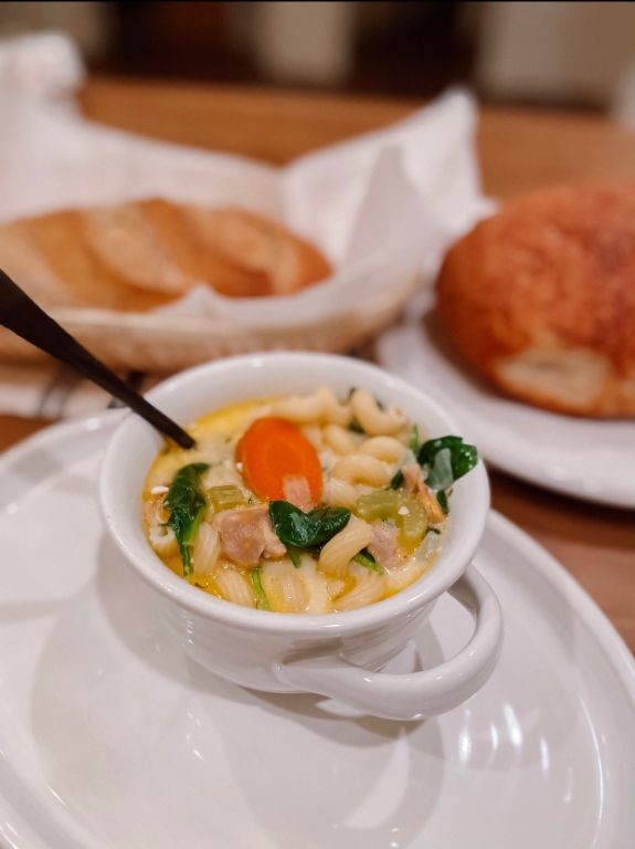 Greek Yogurt Chicken Noodle Soup