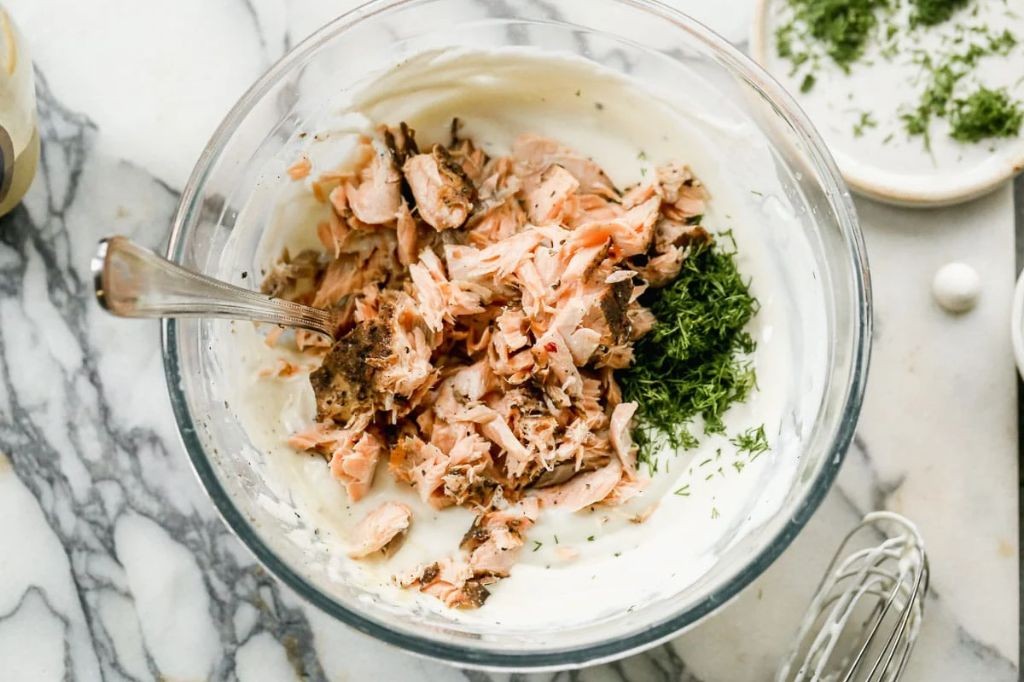 Greek Yogurt Salmon Dip with Chives