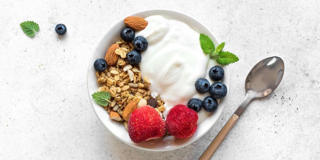 Greek Yogurt with Berries and Nuts