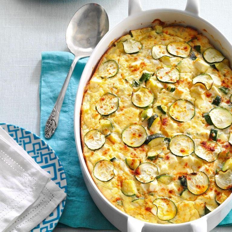 Greek-Inspired Squash Casserole with Feta