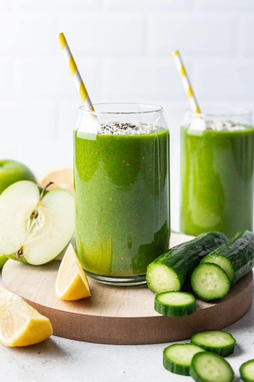 Green Apple Spinach Smoothie