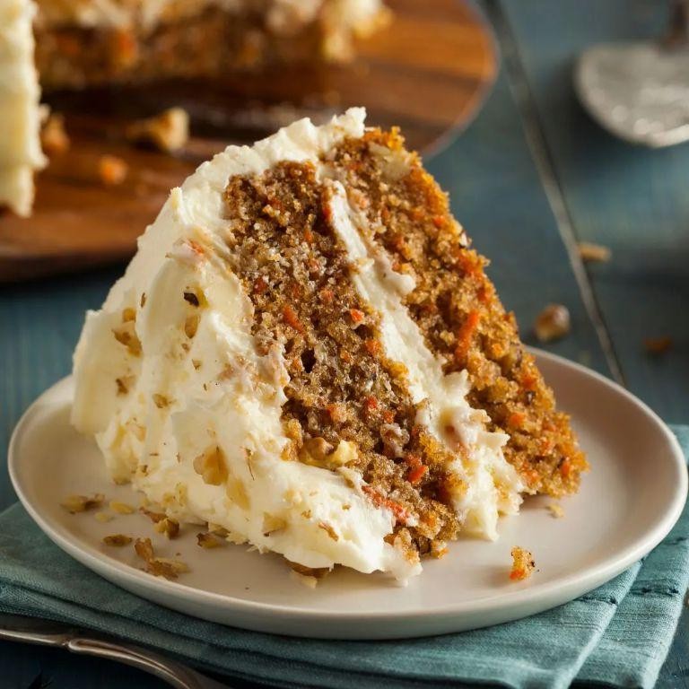 Green Banana Flour Carrot Cake