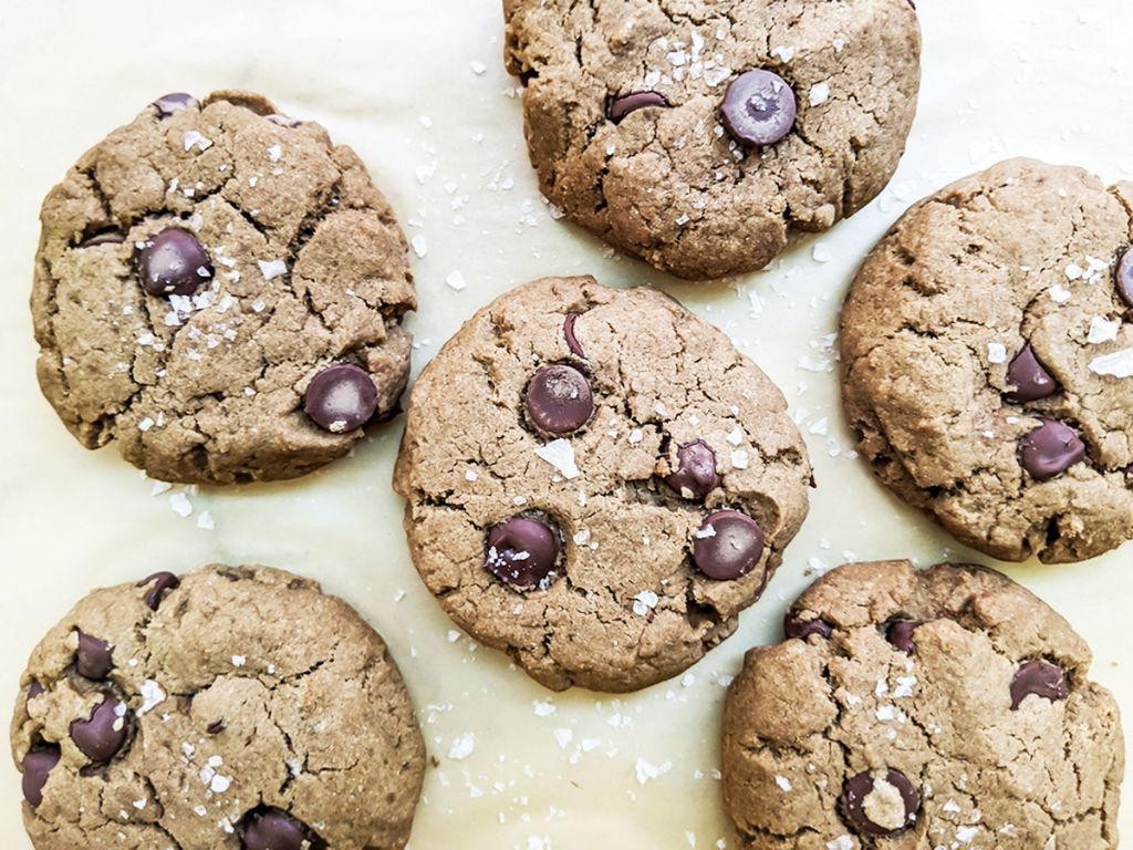 Green Banana Flour Chocolate Chip Cookies
