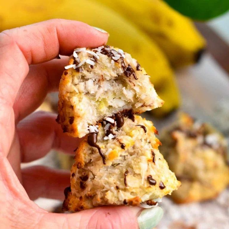 Green Banana Flour Coconut Cookies