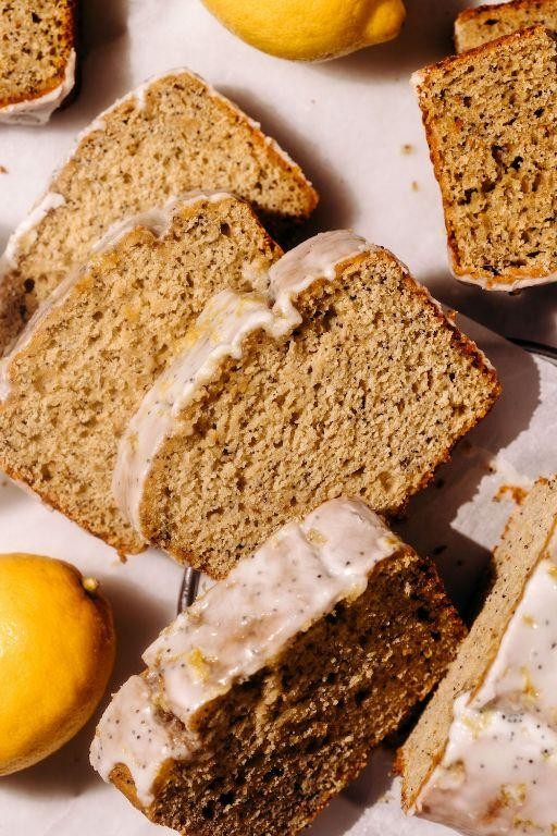 Green Banana Flour Lemon Poppy Seed Cake