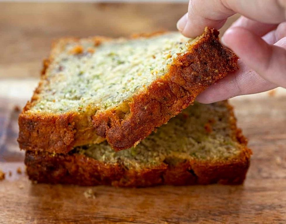Green Banana Flour Zucchini Bread