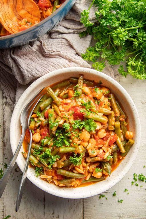 Green Bean and Chickpea Stew