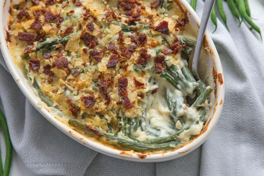 Green Bean and Potato Gratin