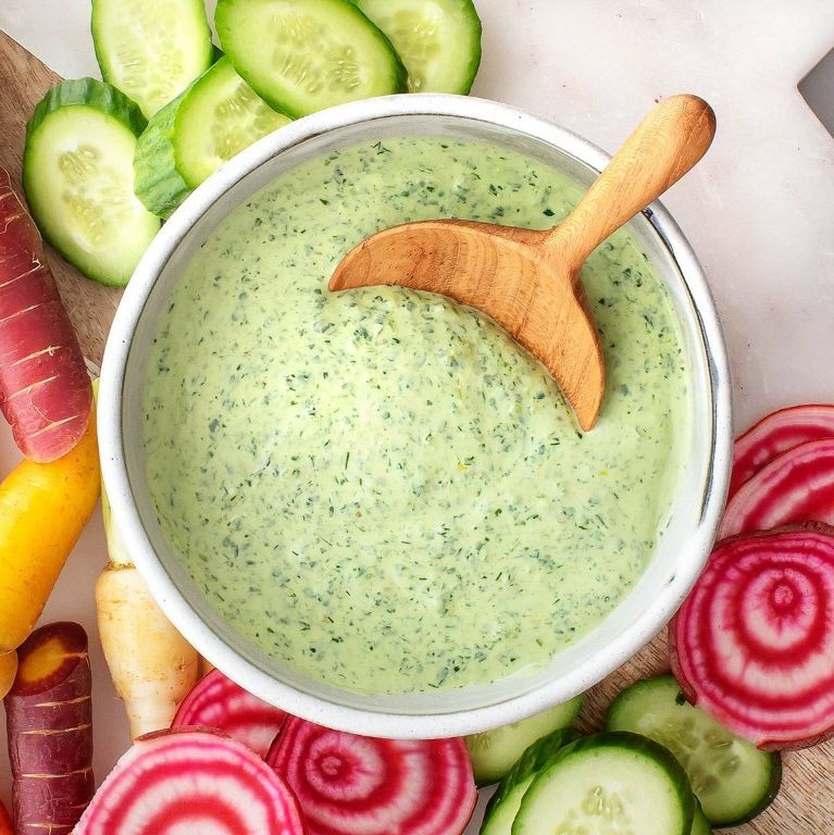 Green Goddess Dressing with Greek Yogurt
