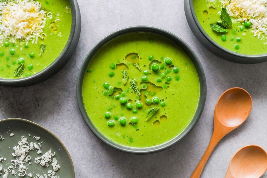 Green Pea and Mint Soup