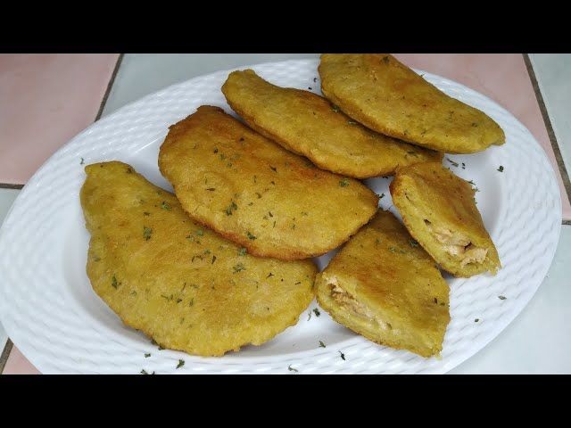Green Plantain and Chicken Empanadas
