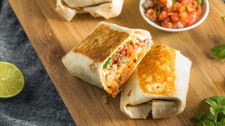 Griddle-Cooked Breakfast Burritos