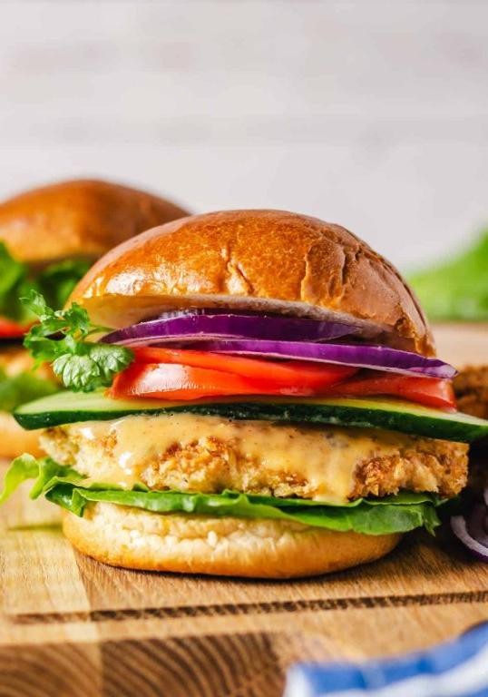 Griddle-Fried Chicken Sandwiches