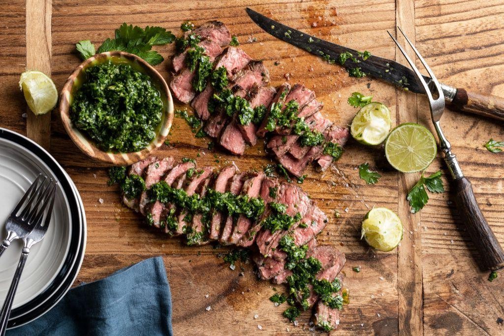 Grilled Chateaubriand with Chimichurri