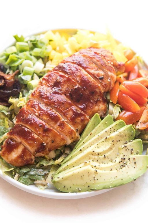 Grilled Chicken and Ranch Keto Salad