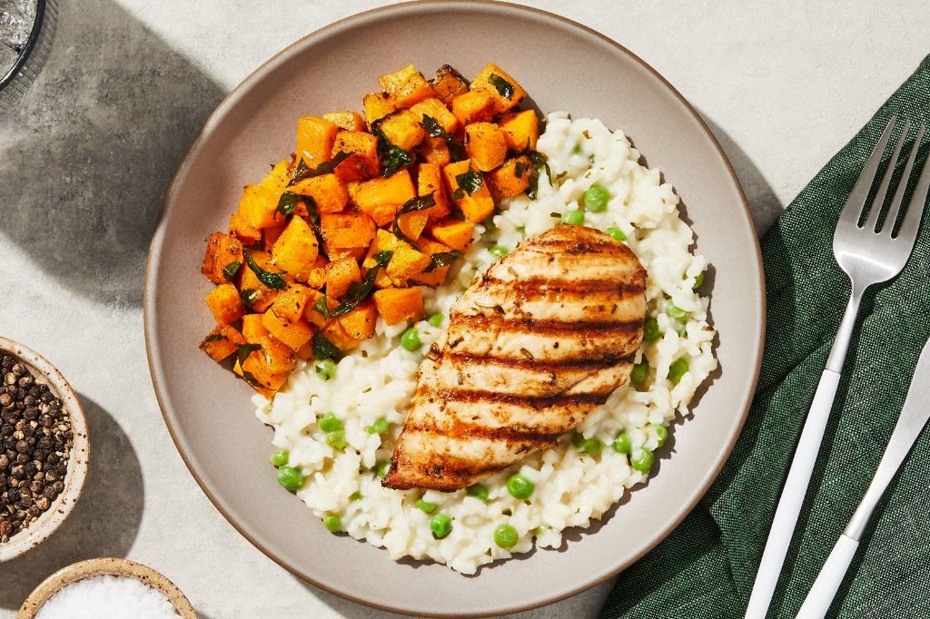 Grilled Goat Cheese Chicken with Herbs
