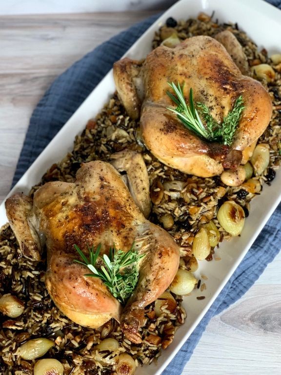 Grilled Guinea Hen with Lemon and Rosemary
