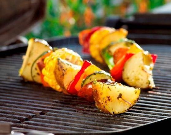 Grilled Lemon Herb Potato Skewers