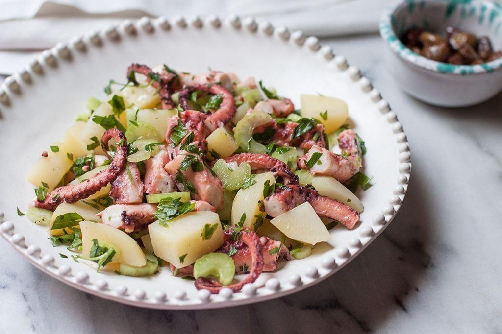 Grilled Octopus and Potato Salad