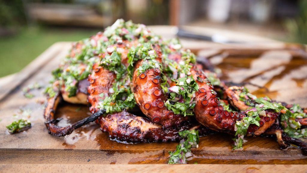 Grilled Octopus with Chimichurri