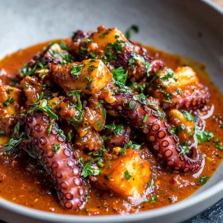 Grilled Octopus with Smoky Romesco Sauce